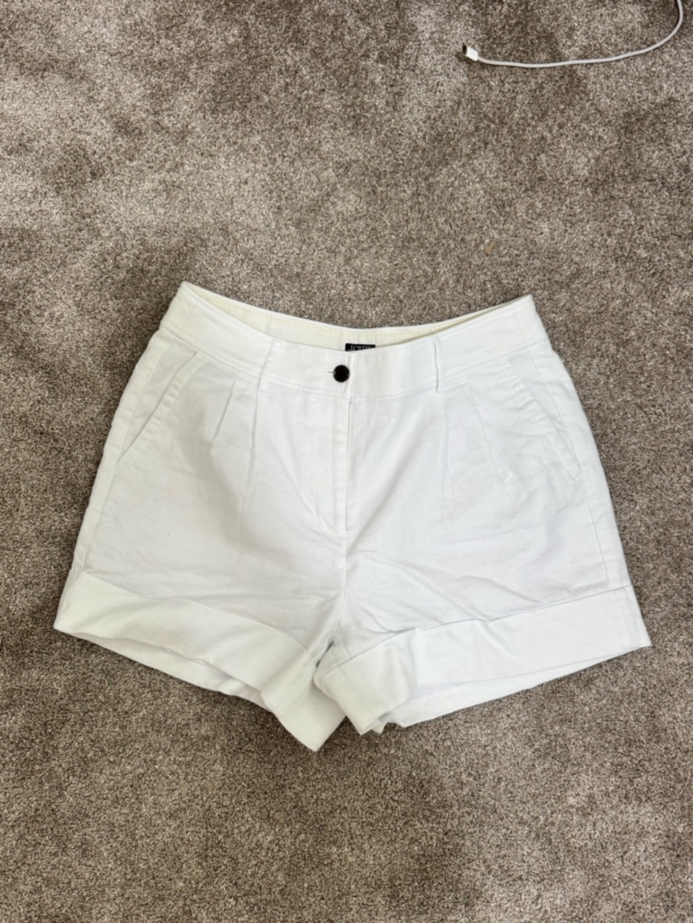 J Crew Classic White Women's Cuffed Shorts